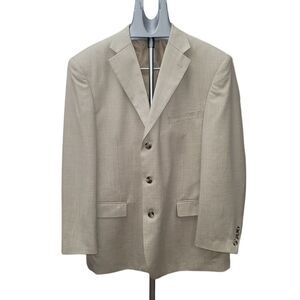 Mazzoni Men 44R‎ Single breasted Sport Coat Blazer Jacket Old Money Preppy Work